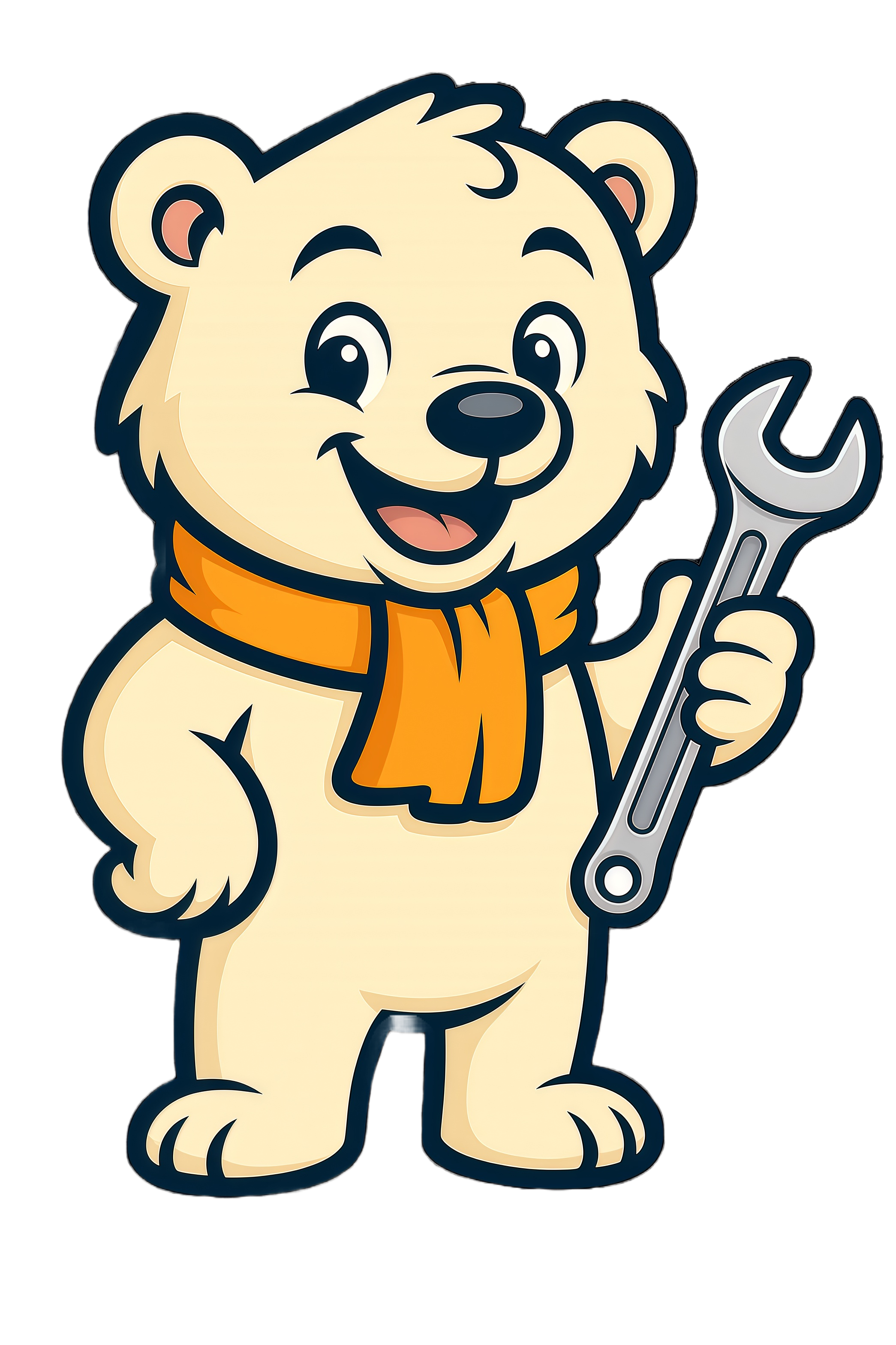 CozyCub Air bear mascot