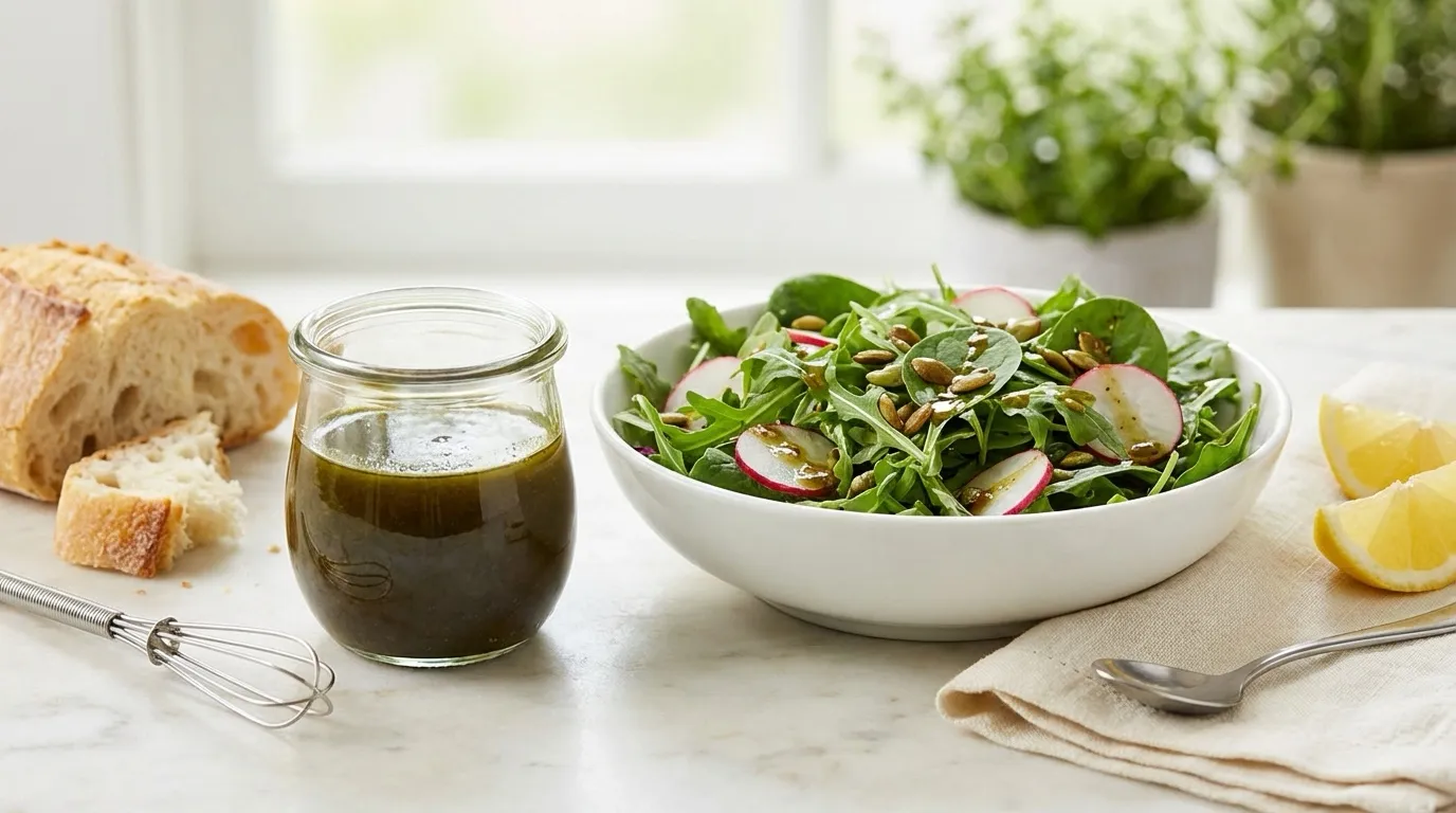 Simple Pumpkin Seed Oil Vinaigrette