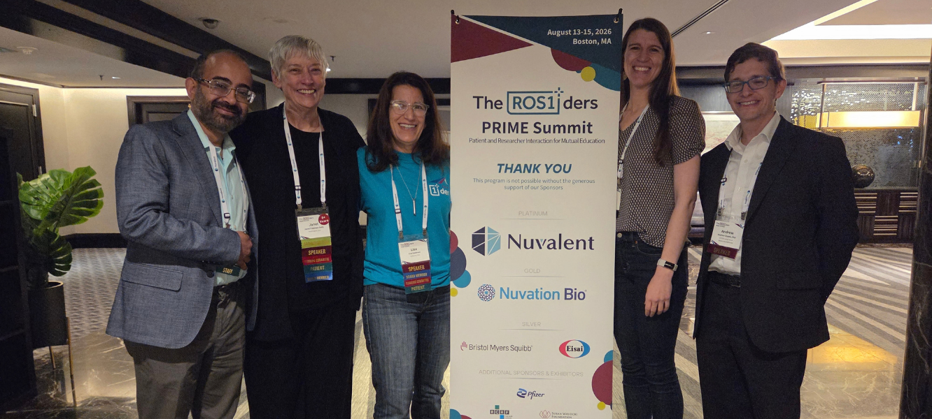 Collaborative summit with the ROS1+ lung cancer community announces new research collaborative for understudied cancer data.
