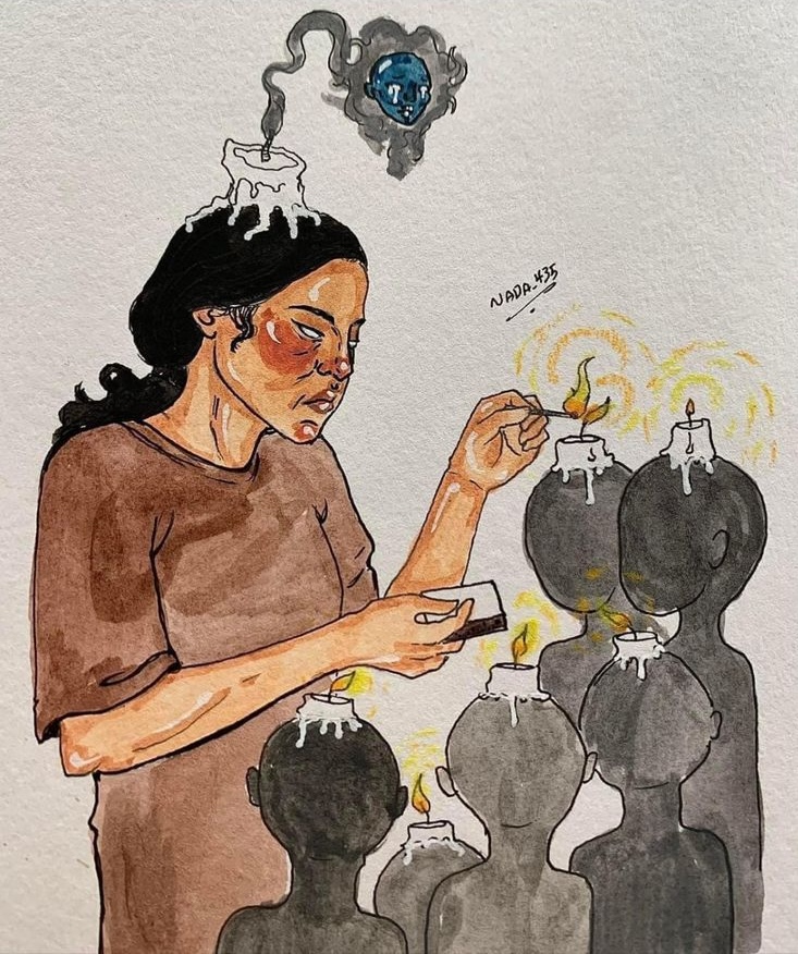 woman burning out trying to keep others alive