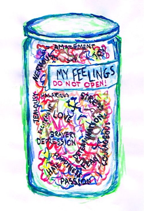 jar of emotions colorful