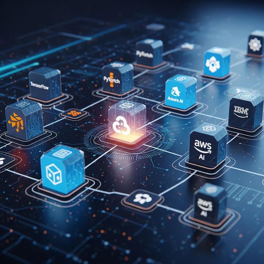 Interconnected AI platforms illustrating integration and ROI