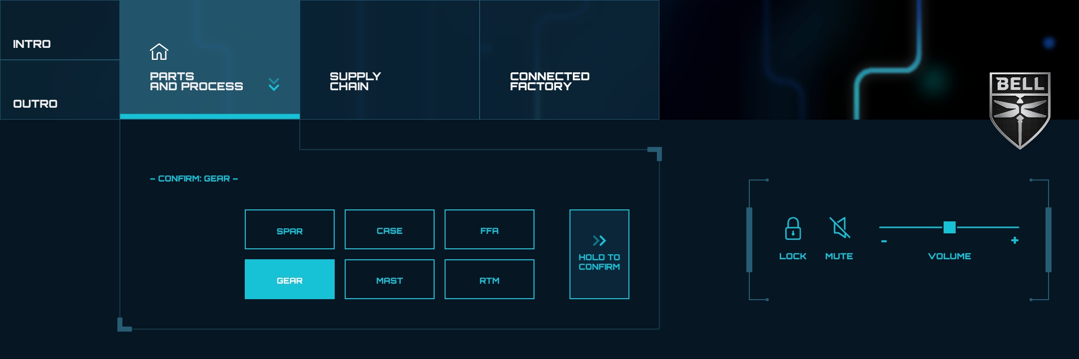 Confirm Selected Part
