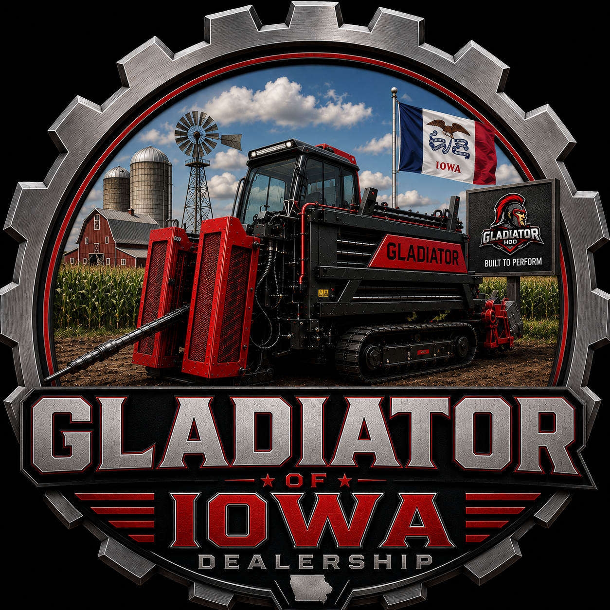 Logo with bold text Underground and smaller text Machinery Rental underneath.