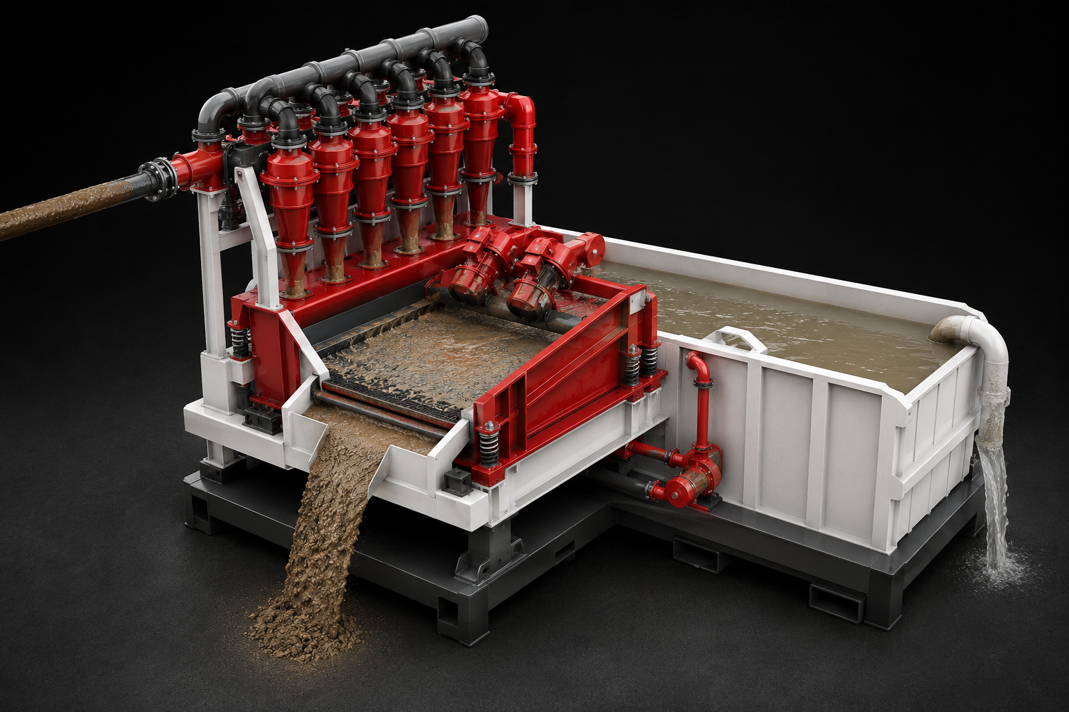 Fine-solids recovery and drilling fluid polishing system
