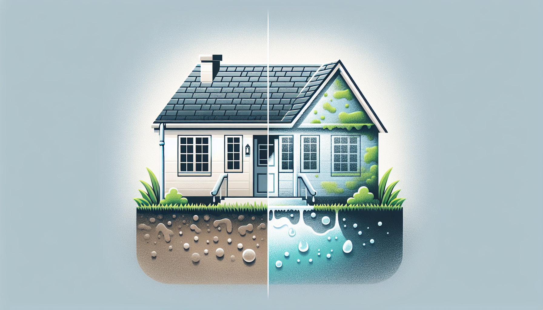 Preventive pressure washing for property maintenance