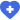 Blue square button with a white plus sign in the center.