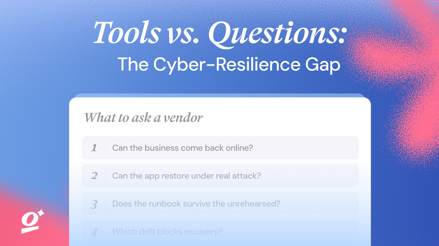 Tools vs. Questions: The Cyber-Resilience Gap