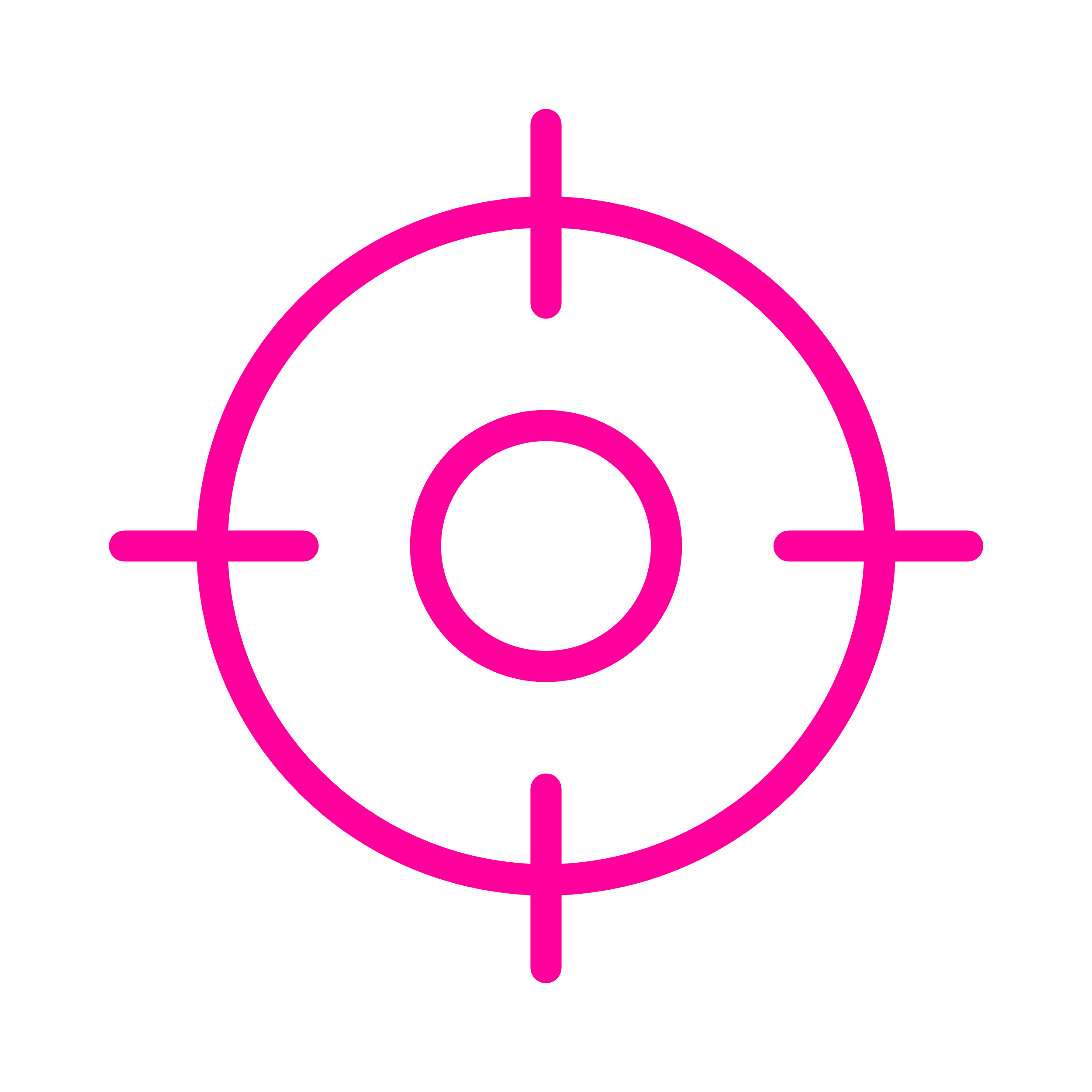 Soccer player in pink shorts and white cleats running on artificial turf near a soccer goal and training mannequins with a soccer ball.