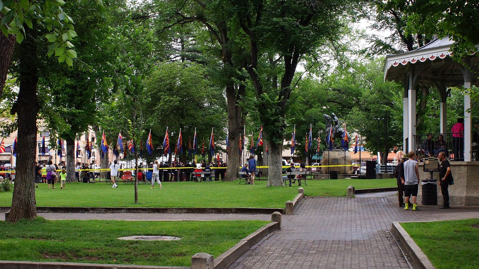 Courthouse Square in downtown Prescott, Arizona