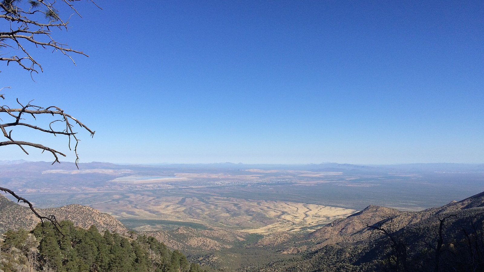 Green Valley, Arizona seen from the Santa Rita Mountains