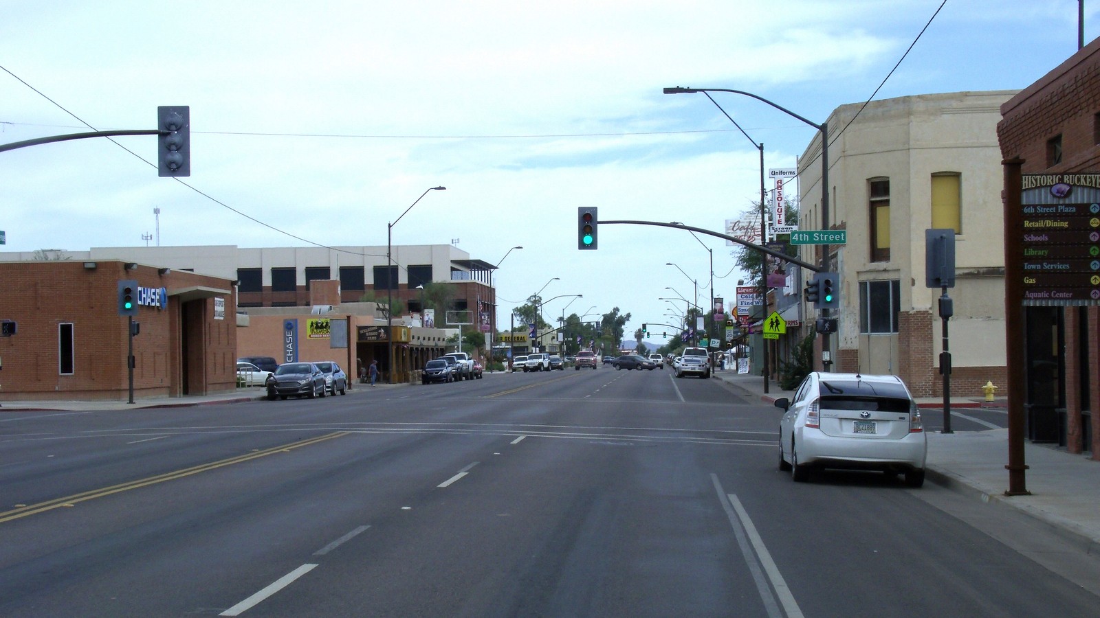 Historic downtown Buckeye along Monroe Avenue