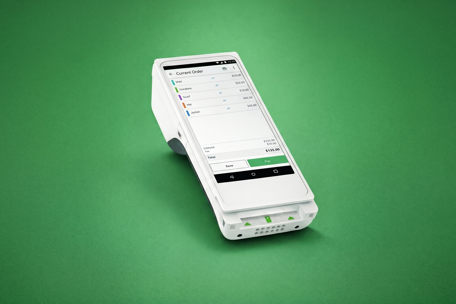Terminal de paiement pour commerce