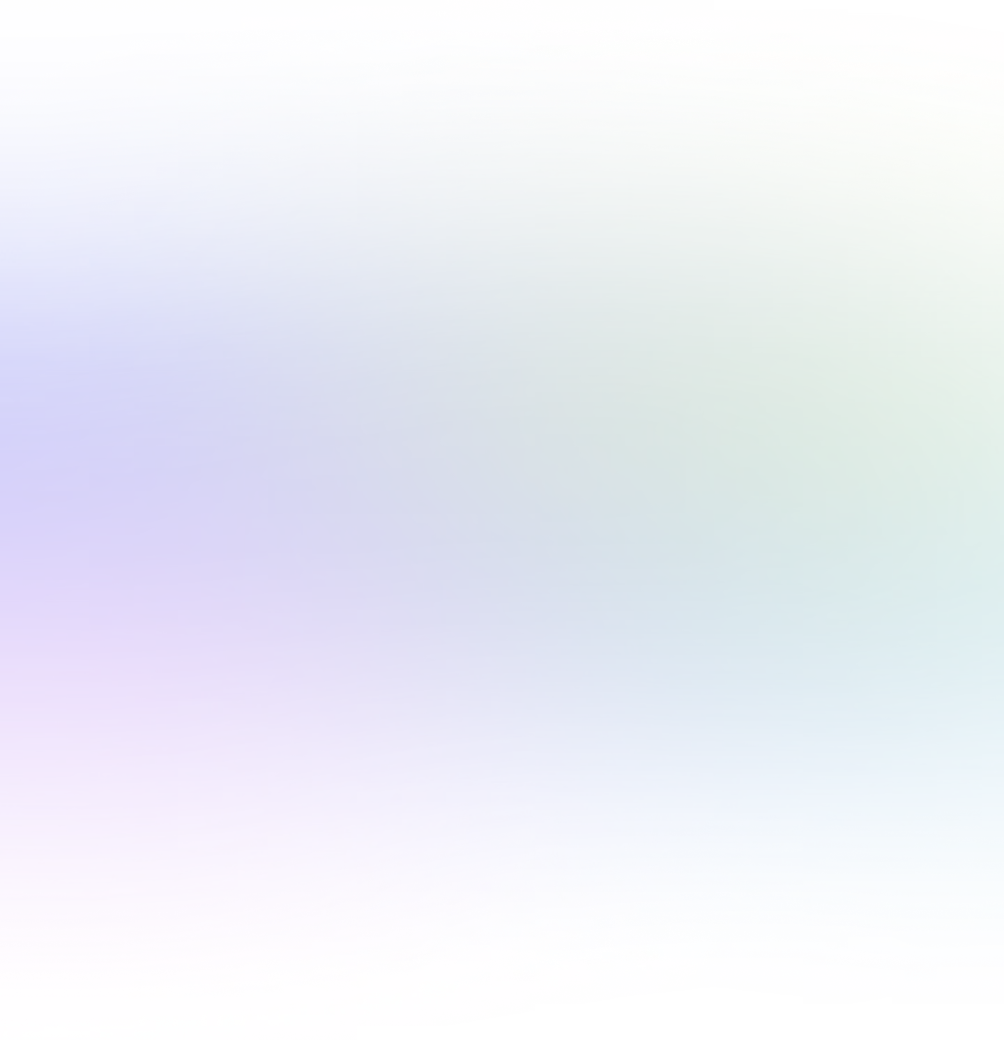 Abstract gradient with blended blue, purple, green, yellow, and black colors creating a soft glowing effect.