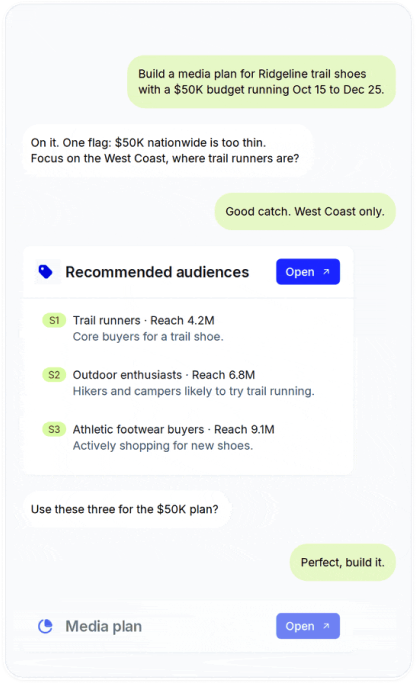 Ellie chat: finished media plan