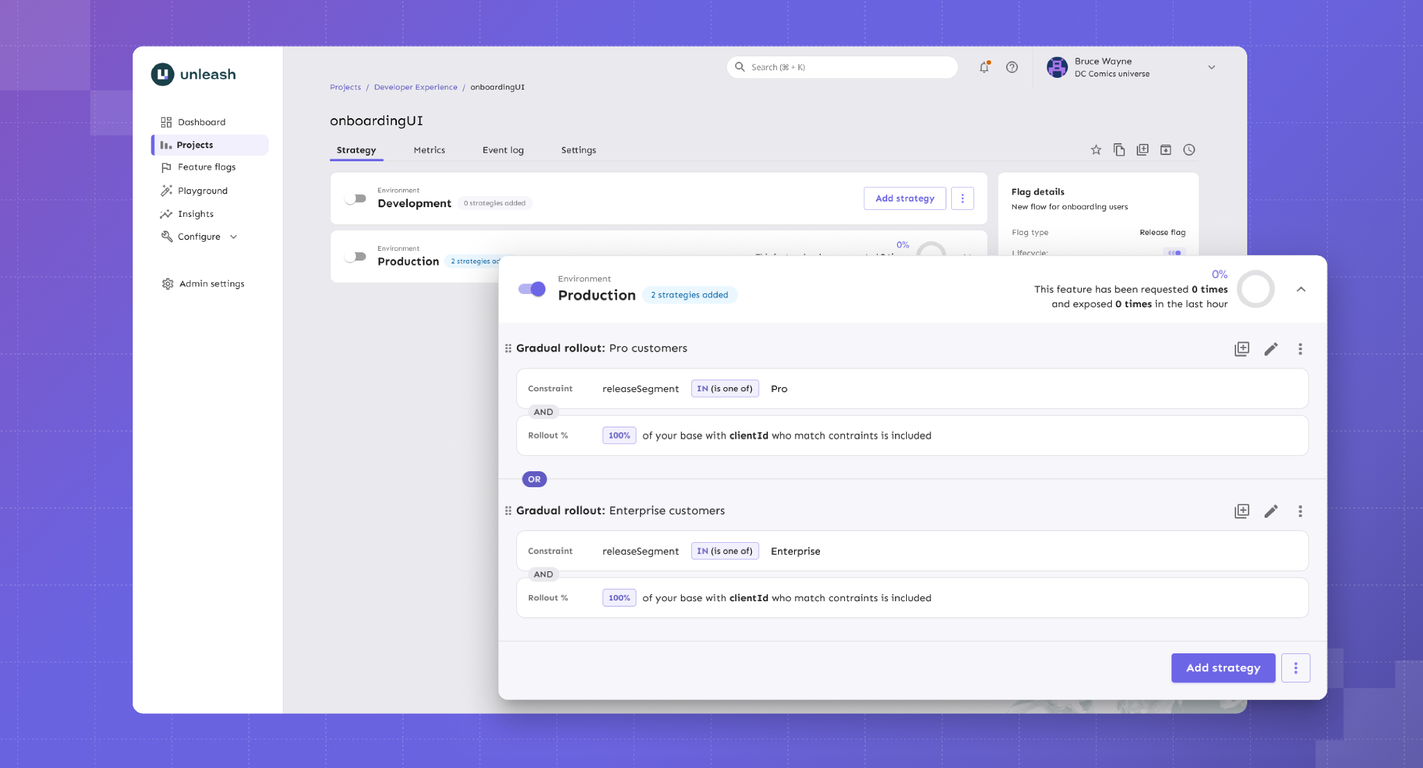 Unleash Feature Flagging