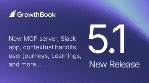 GrowthBook 5.1: Learn faster with a new MCP server, Slack app, and contextual bandits