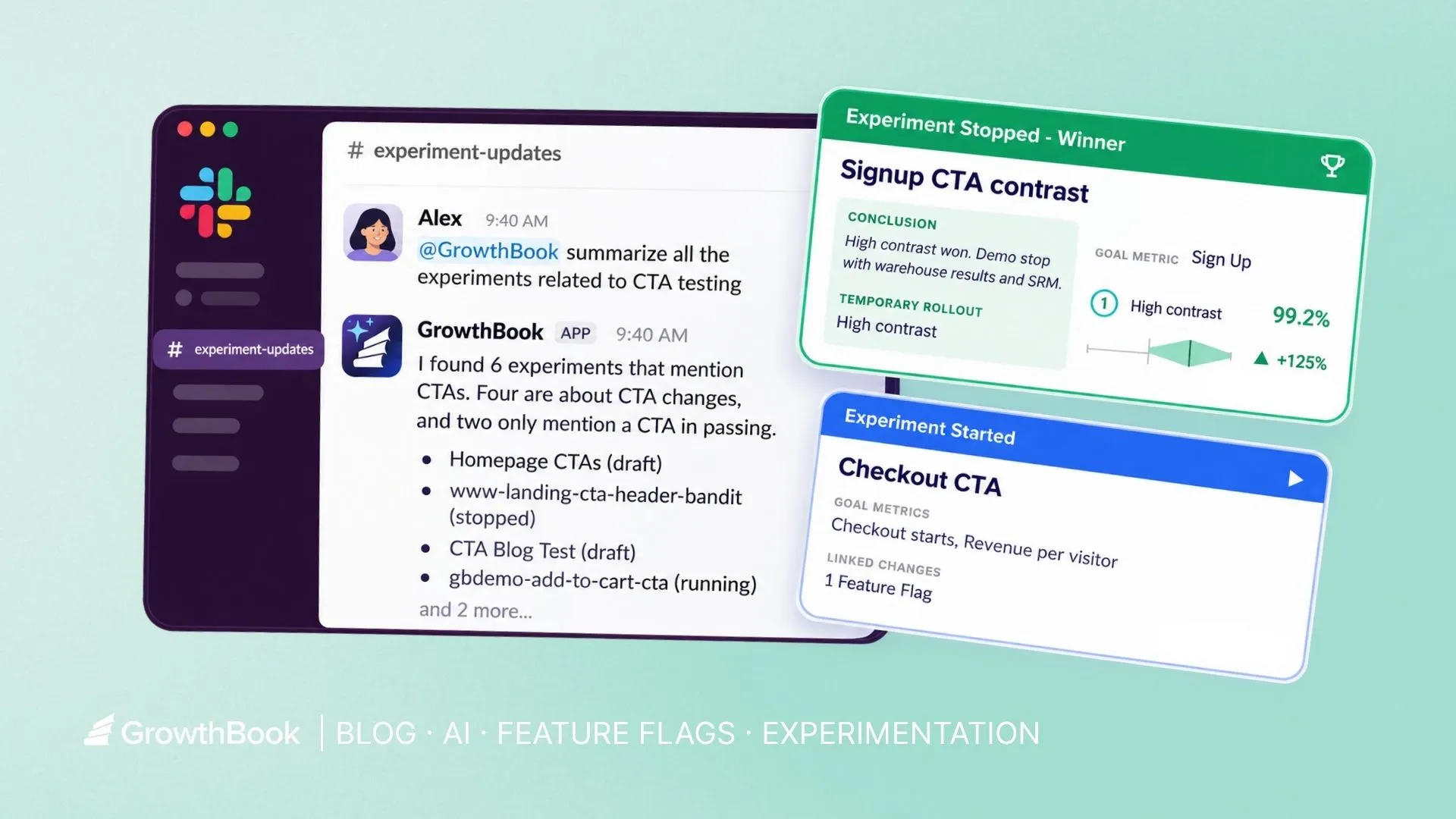 Introducing the official GrowthBook Slack app