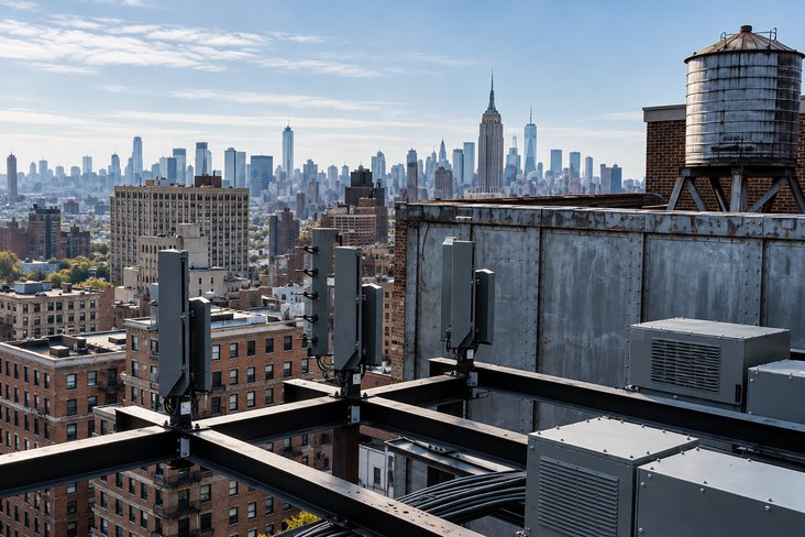 Manhattan rooftop view