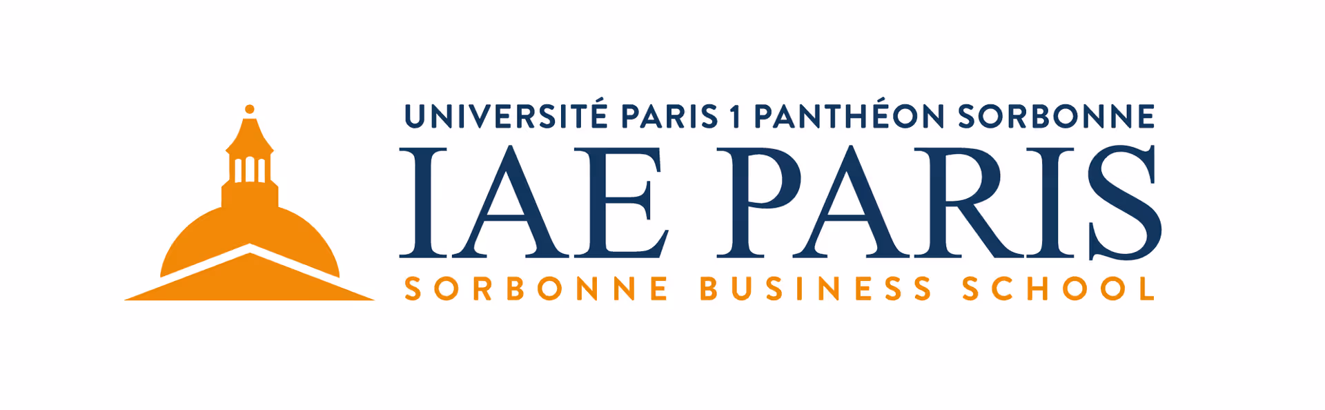 Logo de l'Université Paris 1 Panthéon Sorbonne IAE Paris, école de commerce Sorbonne.