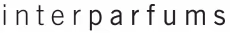 Logo noir du mot interparfums en lettres minuscules.