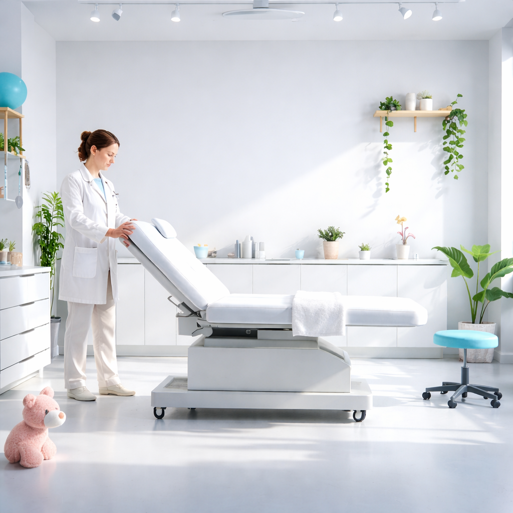 image of a pediatric examination room in a medical clinic