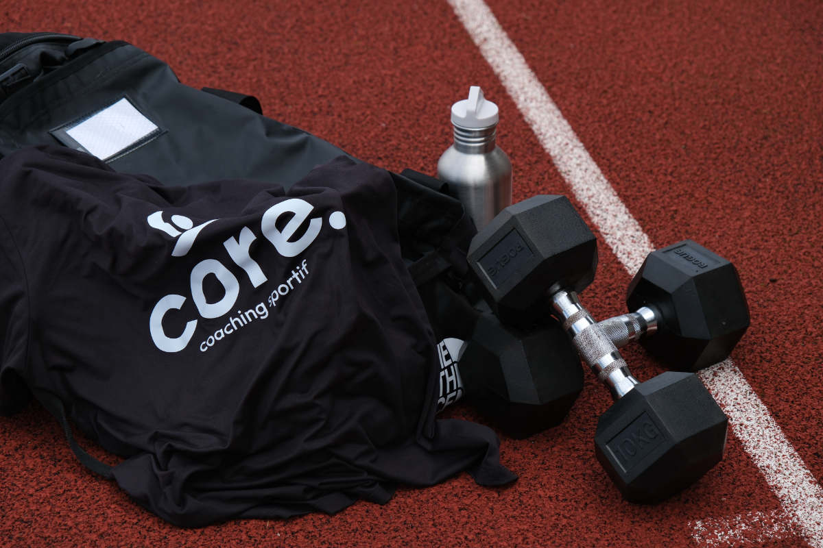 matériel de sport sur piste d'athlétisme