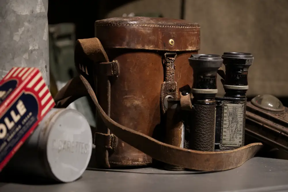 exemple de photo pour un musée ensemble d'objets