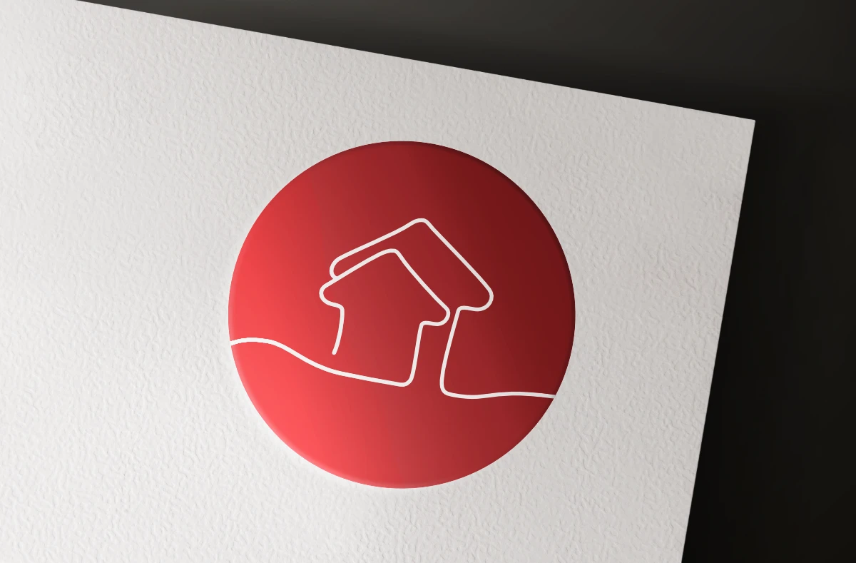 logo style main levé pour la croix rouge du Luxembourg 1