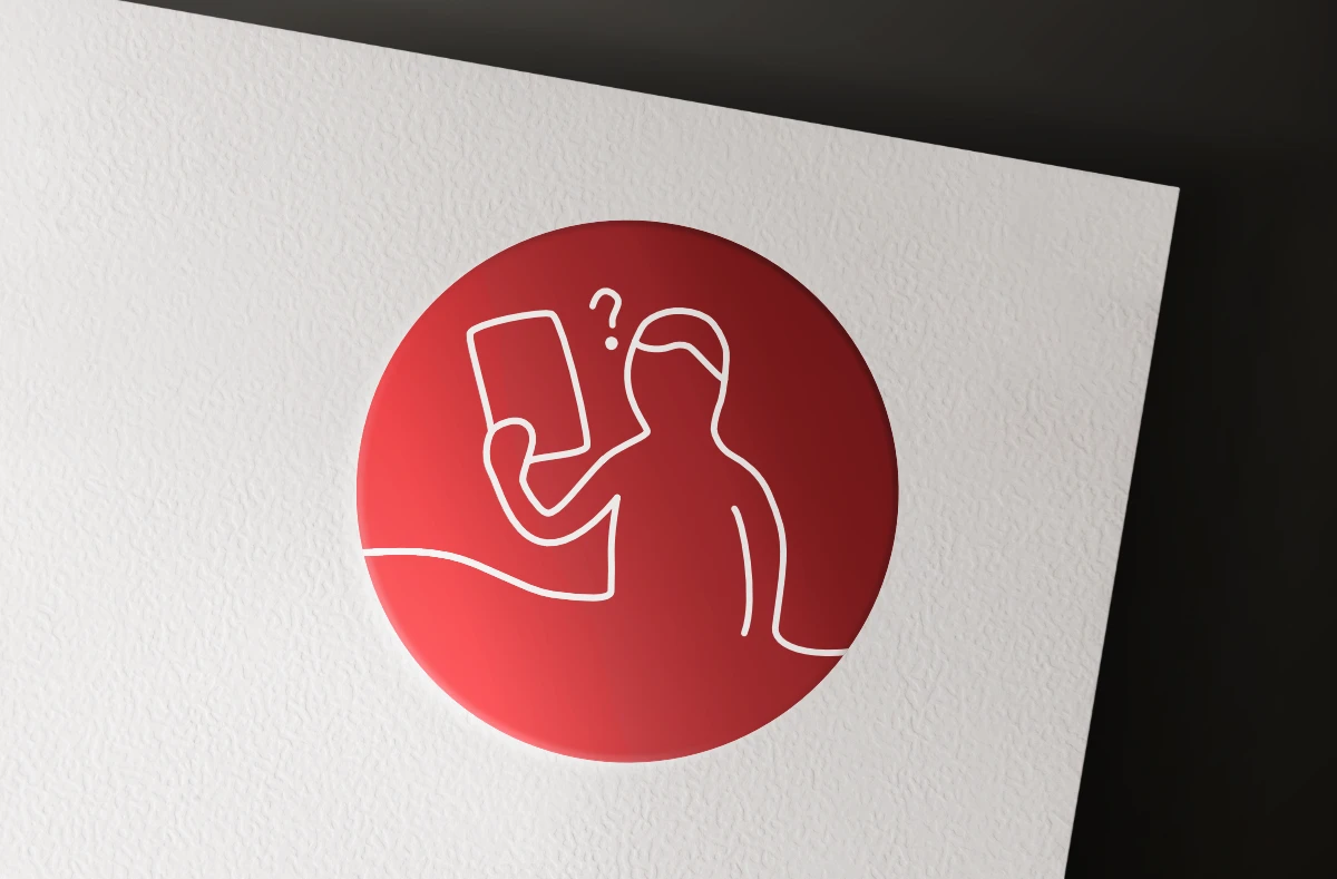 logo style main levé pour la croix rouge du Luxembourg 2