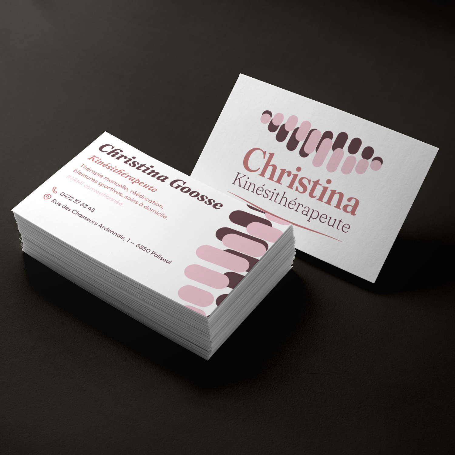 carte de visite pour praticien médical