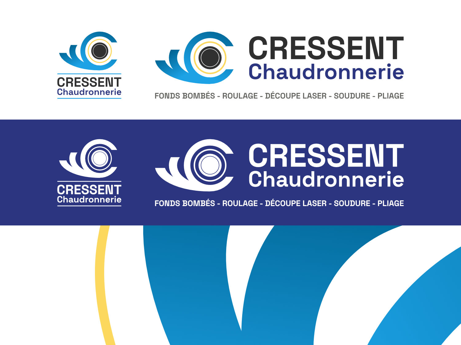 exemples de logos modernes pour PME industrielle