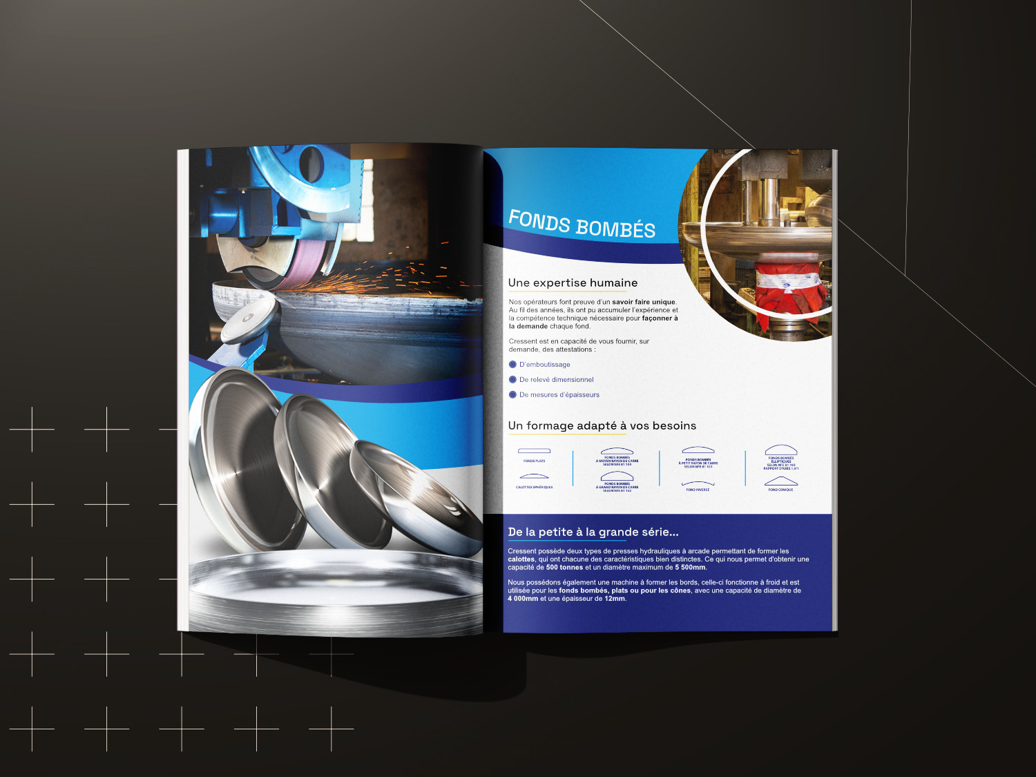 Exemple de brochure commerciale industrielle intérieur