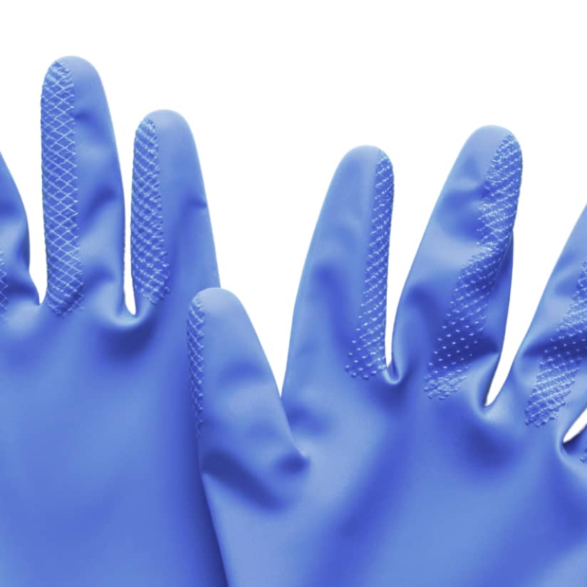 Plastic gloves
