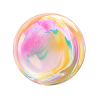 Bańka mydlana - element dekoracyjny