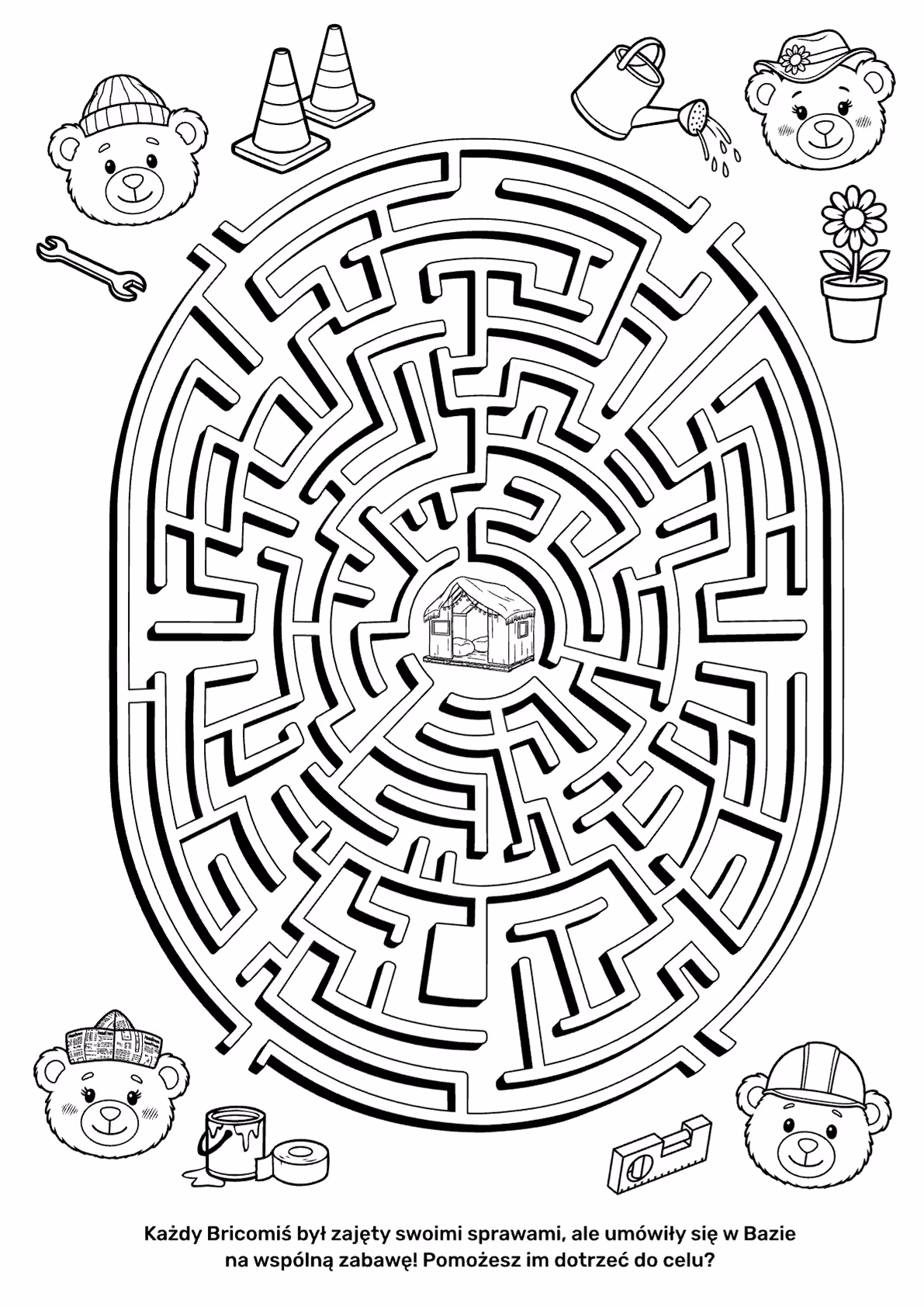 Podgląd labiryntu 1 Bricomisie