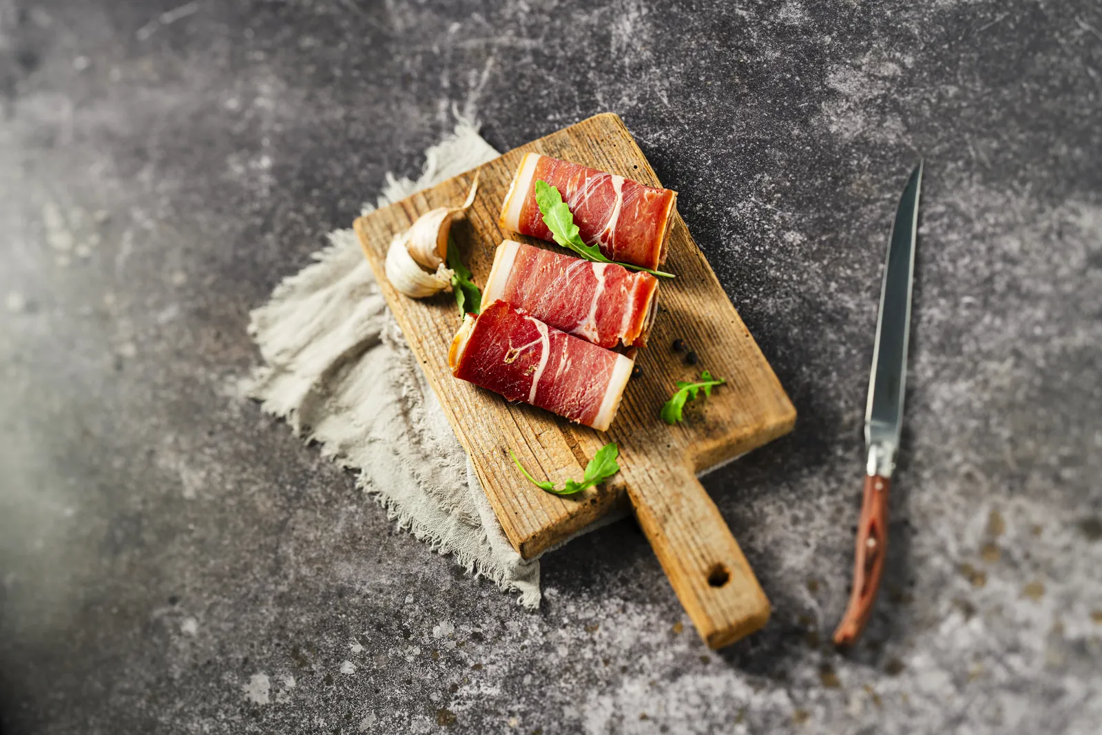 Jambon sec tranché