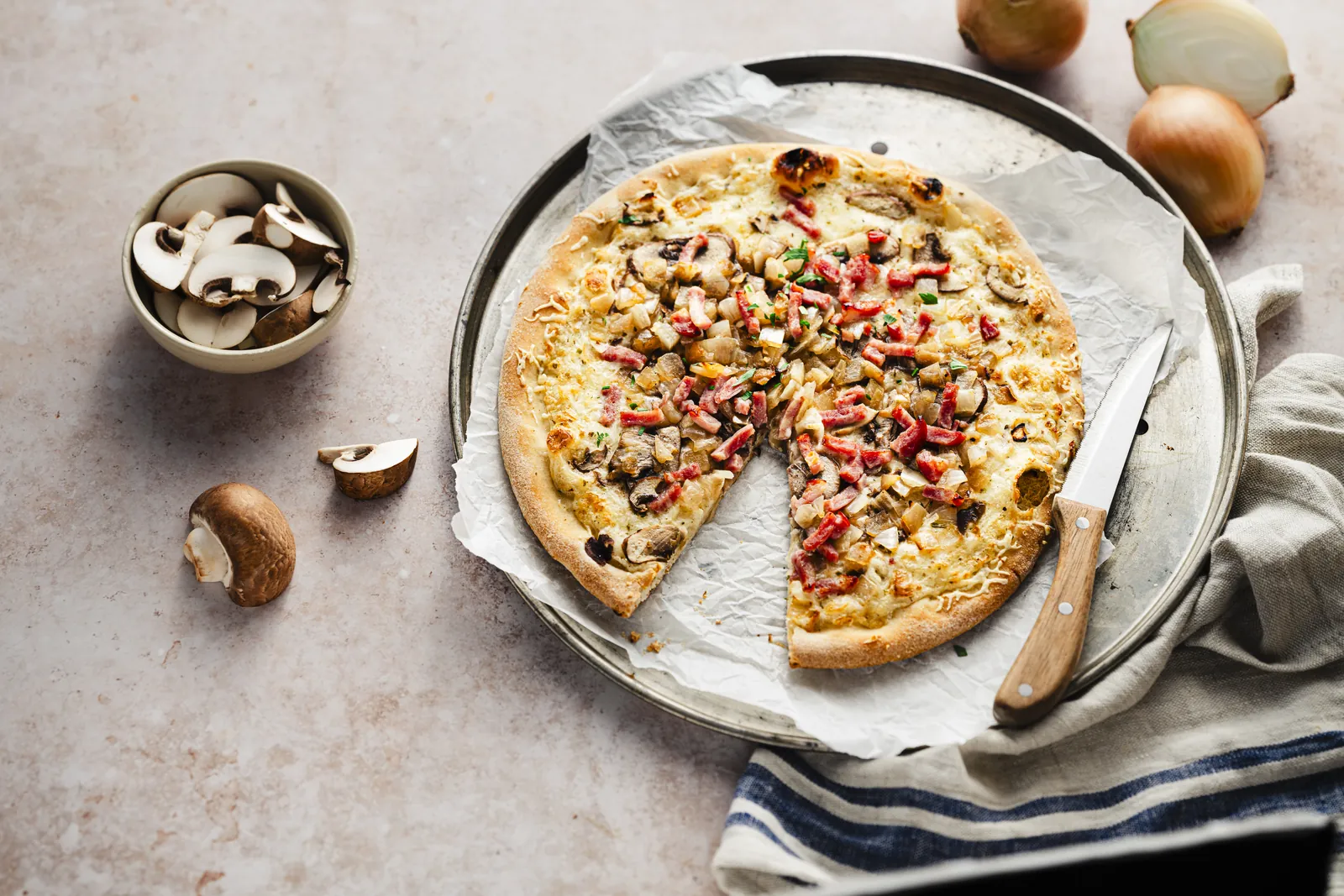 Pizza crémière