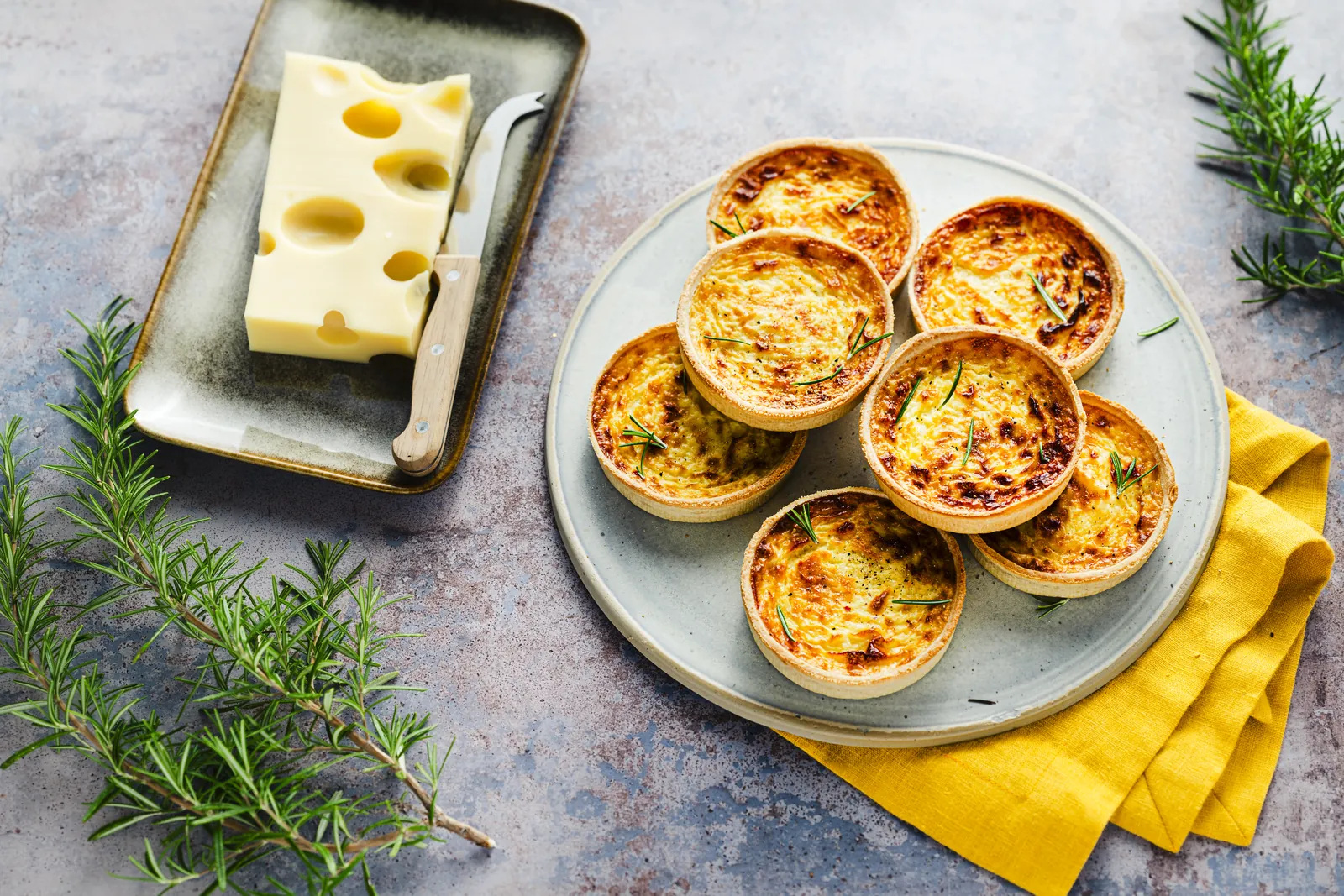Tartelettes aux 3 fromages
