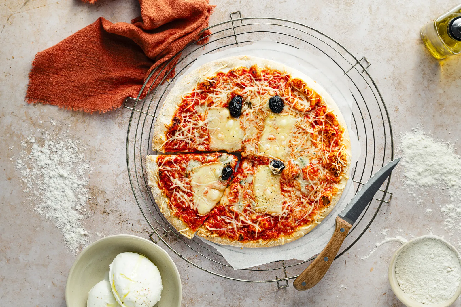 Pizza 4 fromages