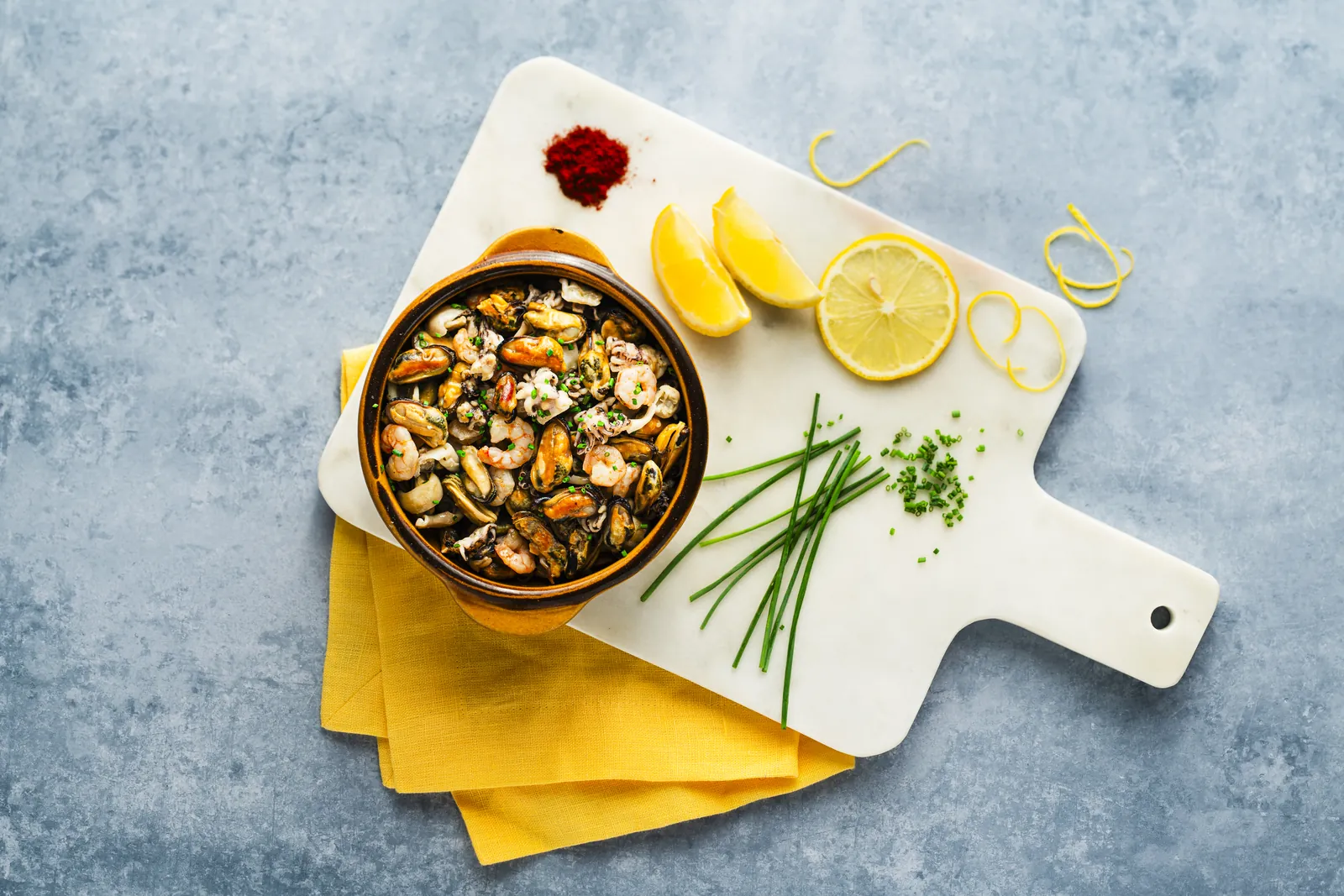 Cocktail de fruits de mer