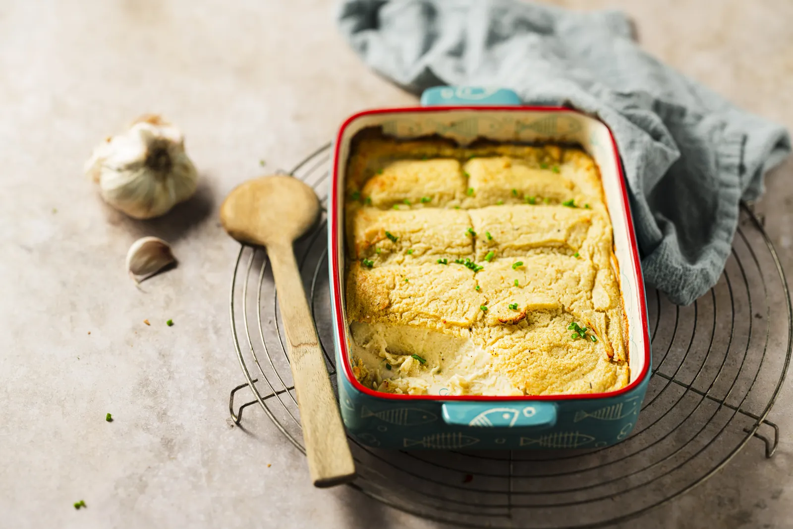 Brandade de morue parmentier à l'huile d'olive