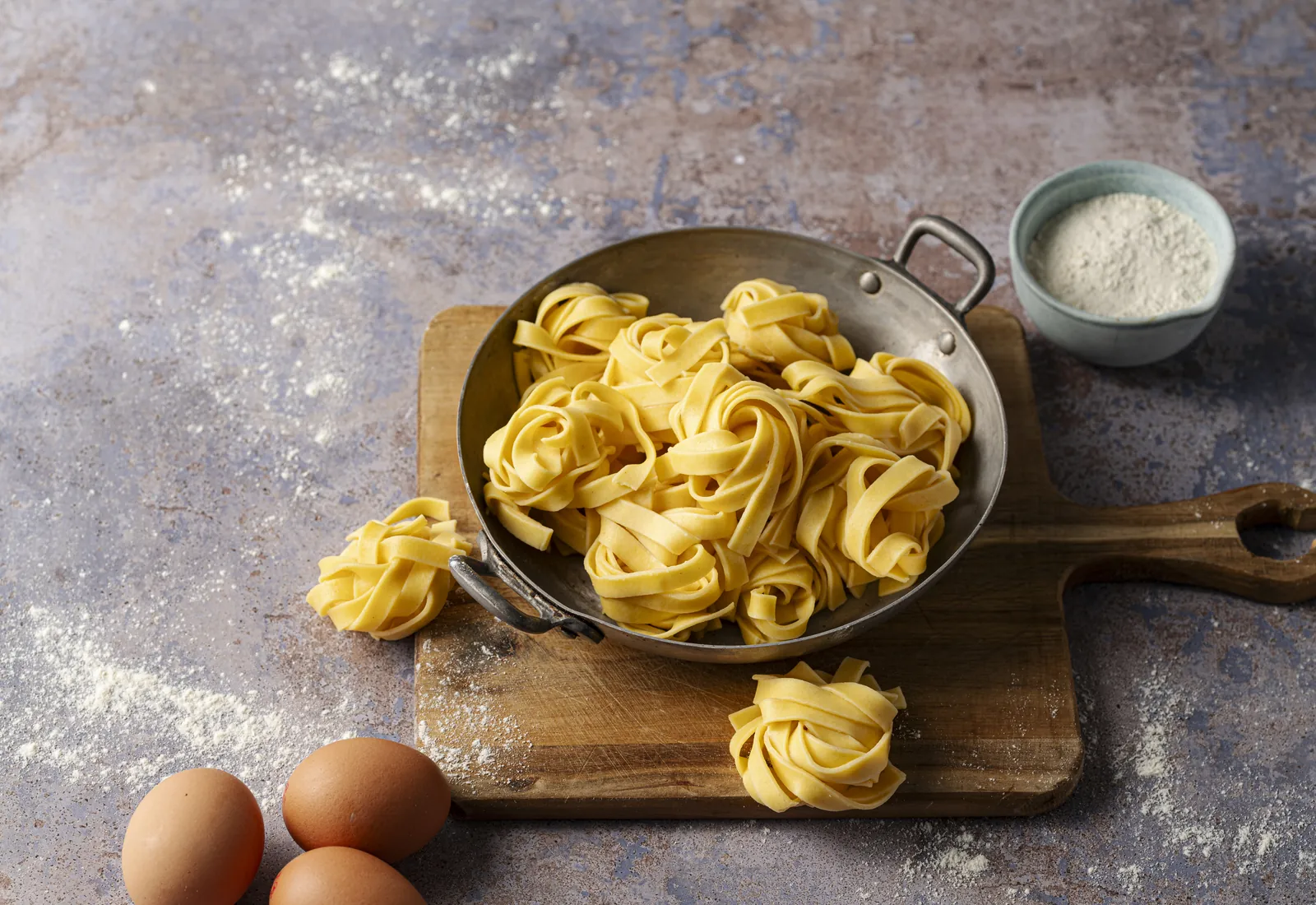Tagliatelles fraîches aux œufs précuites surgelées