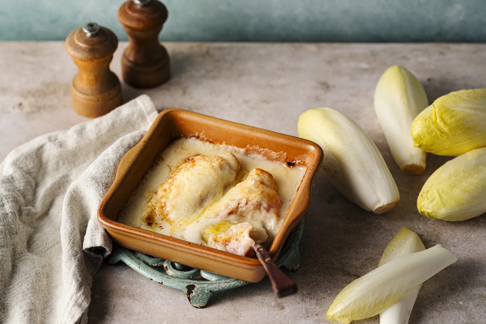Endives au jambon