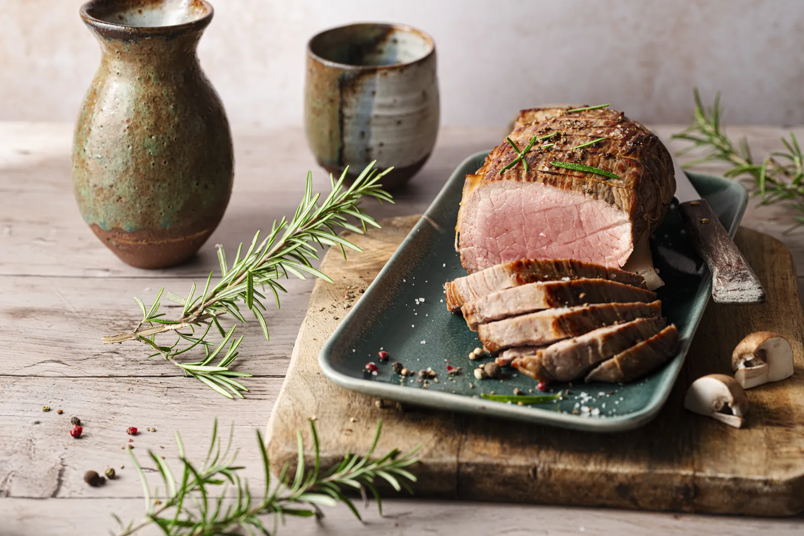 Rôti de veau dans le cuisseau