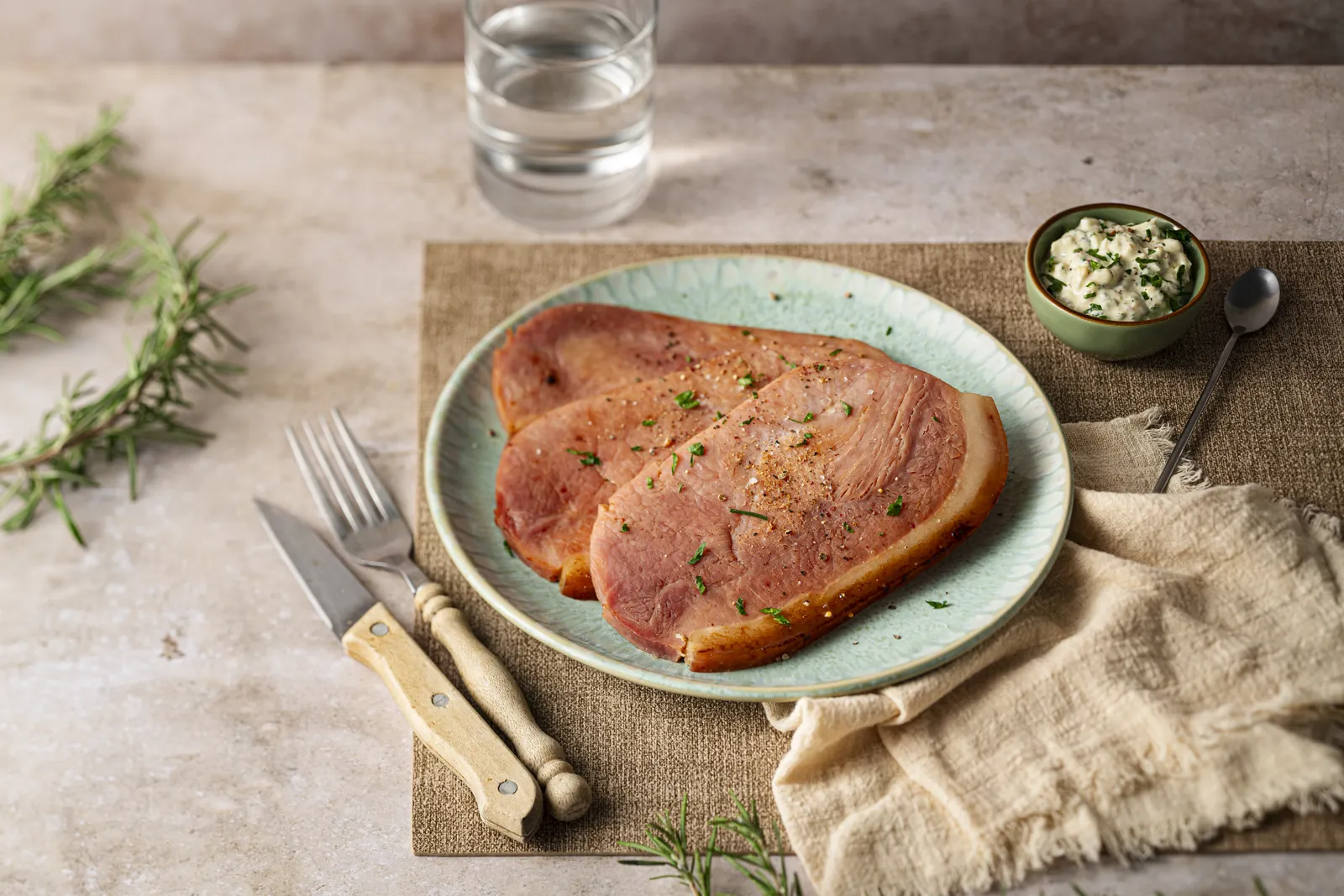 Jambon grill à poêler