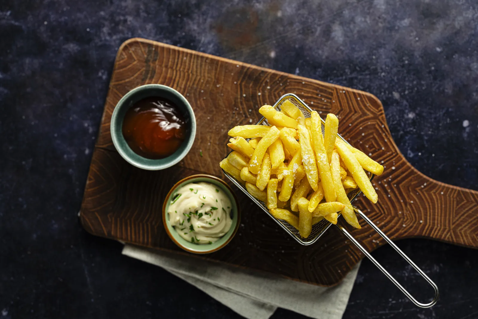 Frites préfrites
