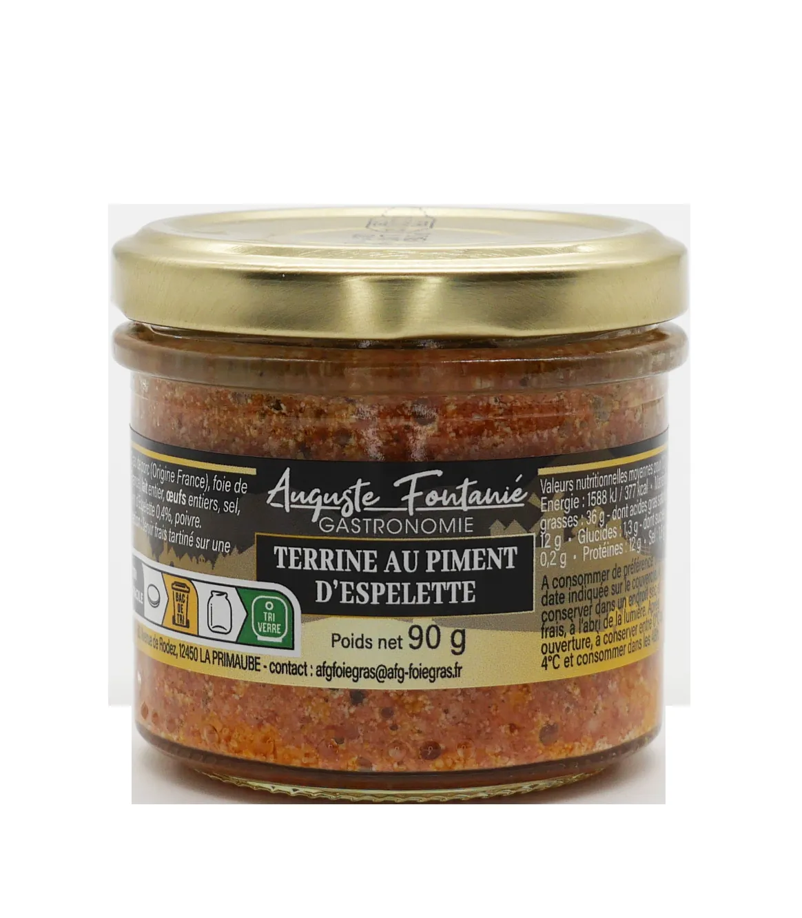 Terrine au piment d'Espelette