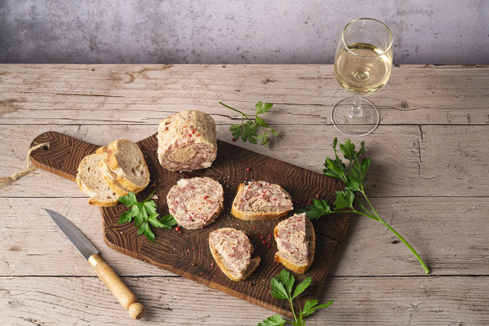 Galantine au bloc de foie gras de canard 25 %