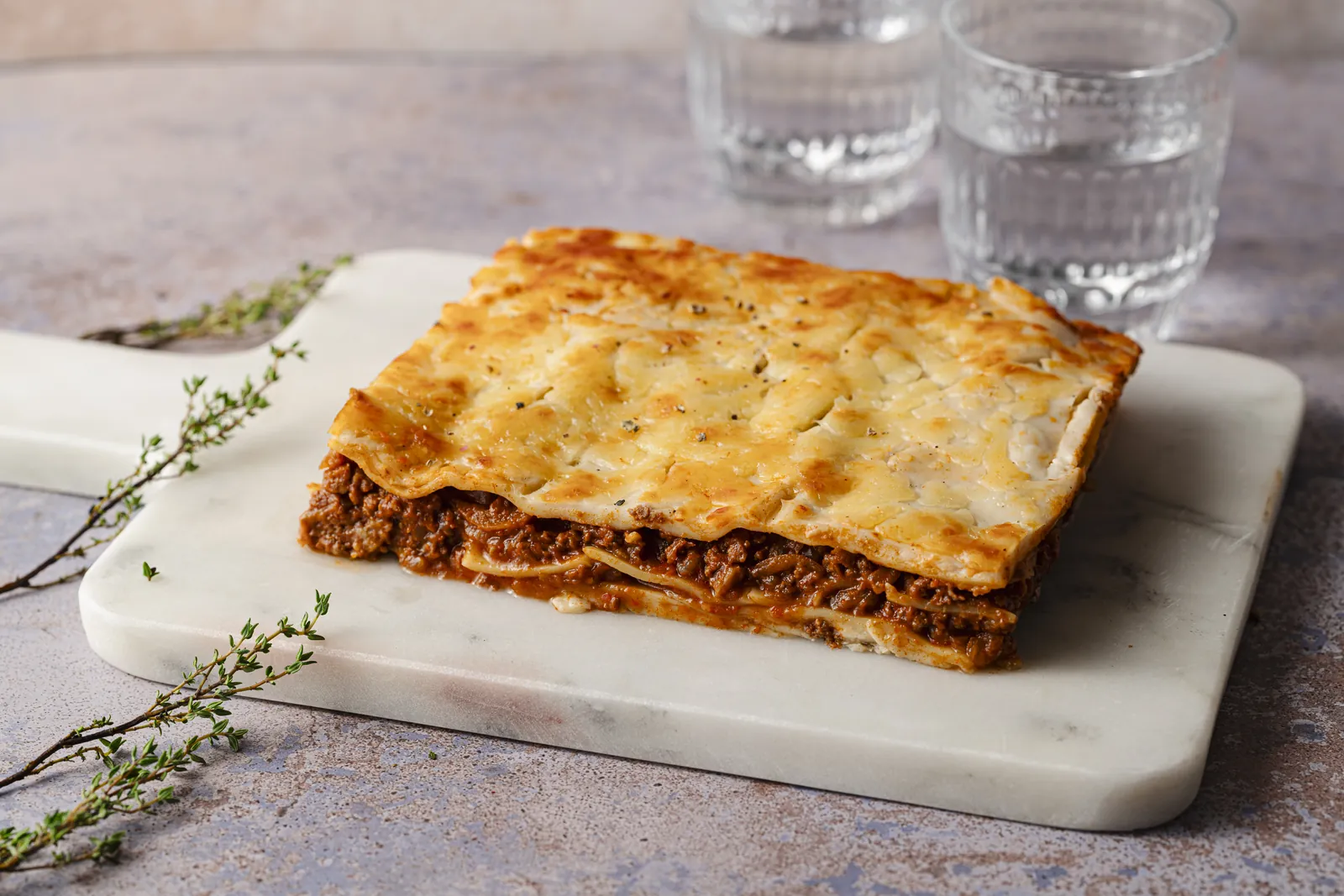 Lasagnes au bœuf race "Aubrac"